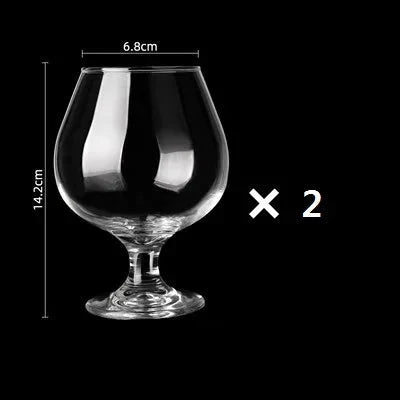 Copo de vinho de pés curtos de brandy pequeno, copo de vinho tinto, copo de cerveja, uso doméstico
