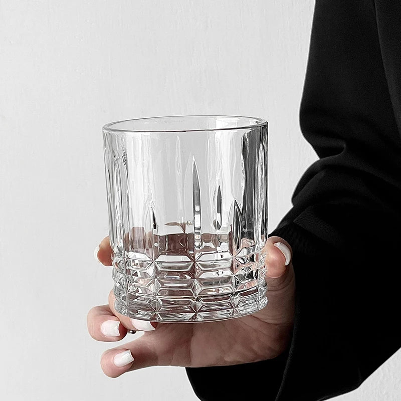 Luxo Modern Wine Glasses, Whisky Cup, Suco, Leite, Cocktail Drinkware, Transparente, Doméstico, Festa, 11oz, 14oz