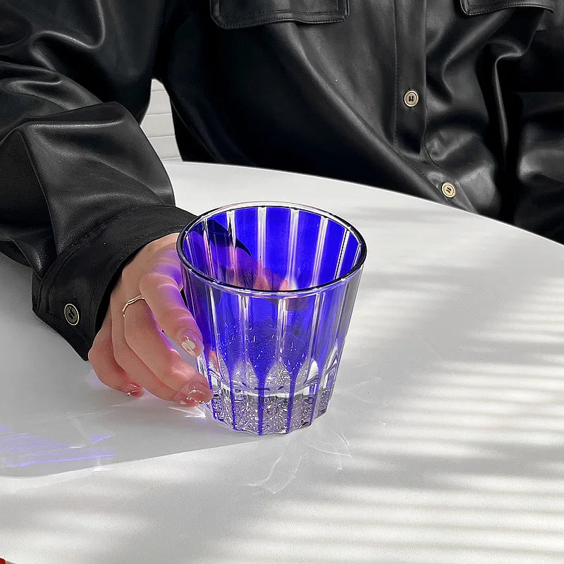 Colorido Star Mangle Rock Drinkware, Copos de água para Party Wine, Decoração de casa, Vidro cristal luxuoso, 200ml