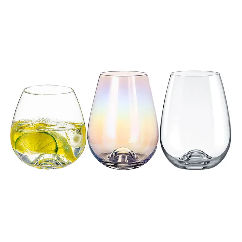 Copos De Vinho Stemless, Copos, Copo De Água De Vidro, Copo De Cocktail, Copo De Uísque, Gin Stemless