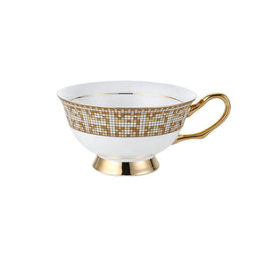 Conjunto de xícara de café osso porcelana flor xícara de chá minimalista cerâmica casa inglês preto copo chá da tarde conjunto luxo europeu