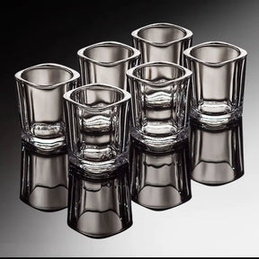 6 pçs de vidro branco copos de vinho pequenos copos de vinho para uso doméstico pequeno conjunto de espíritos criativos bala copos para restaurantes