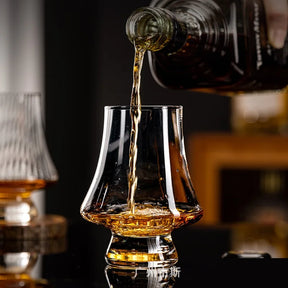 Copo de vidro de uísque de cristal, copos de vinho, canecas para licor, escocês, bebida bourbon, copos para beber, utensílios de cozinha para casa, 1-6 peças