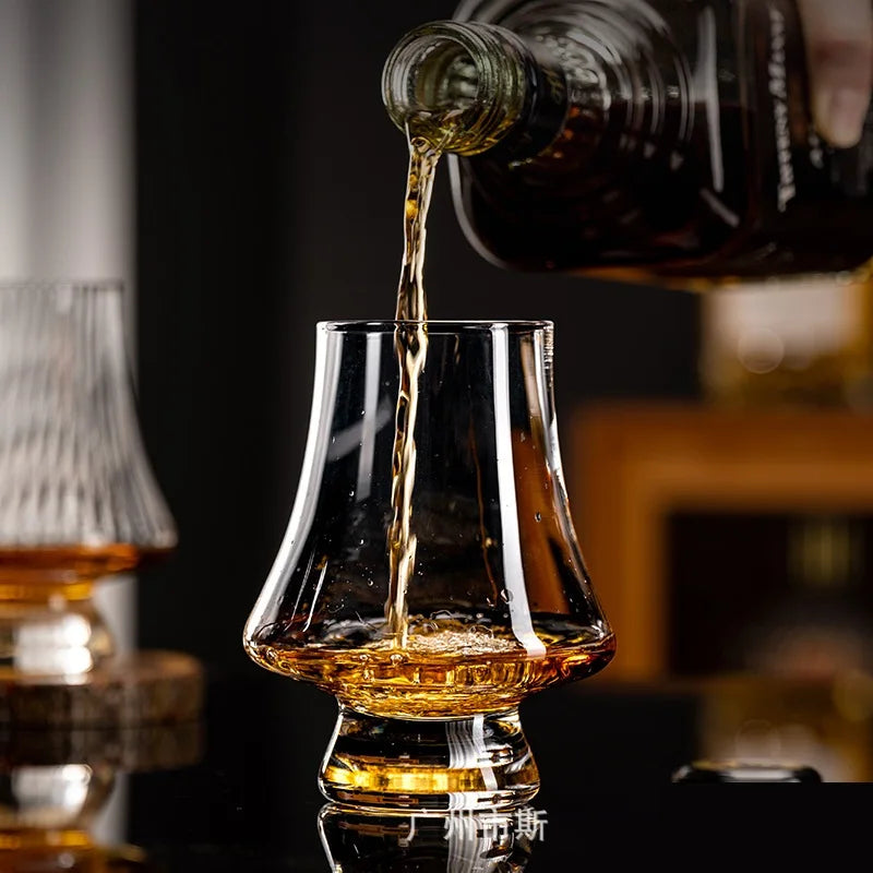 Copo de vidro de uísque de cristal, copos de vinho, canecas para licor, escocês, bebida bourbon, copos para beber, utensílios de cozinha para casa, 1-6 peças
