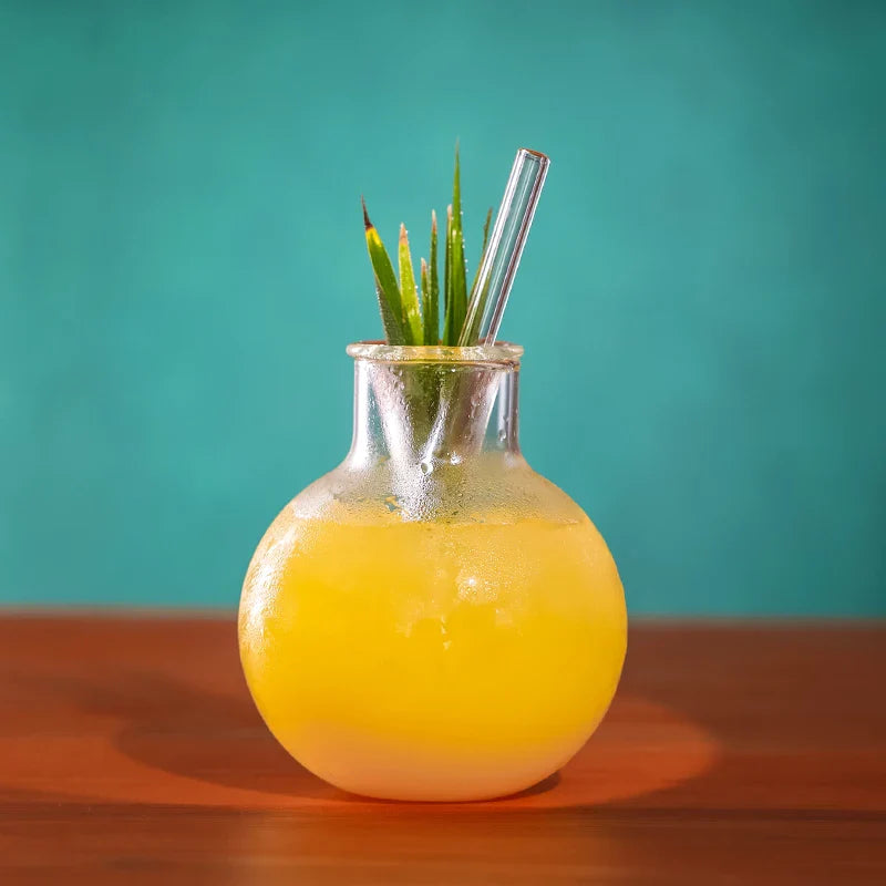 Inmeet bar artesanal, utensílios de coquetel fumés, produtos vidreiros de alto borosilicato, óculos redondos criativos de vidro para mixologia