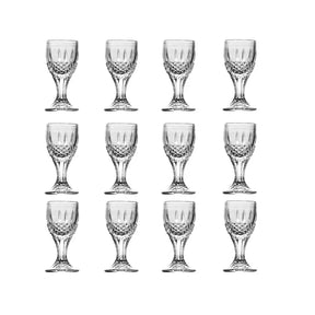 15ml 6 pçs/12 pçs conjunto de vidro tiro doméstico pequena capacidade vidro espíritos copo transparente licor cálice luz utensílios vinho luxo