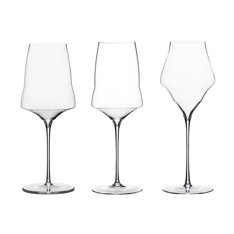 Copo de vinho de cristal de qualidade superior de luxo estilo Josephinen 0,5 mm Copo de champanhe impecável feito à mão extremamente fino