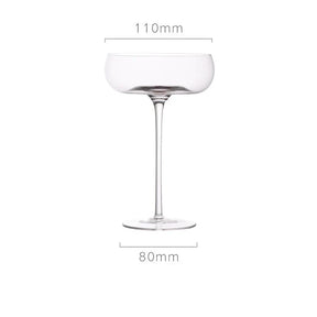 Arte artesanal japonesa design vidro de vinho arte caixa de presente de madeira copo de uísque mt. Copo de snifter de brandy irregular da montanha Fuji
