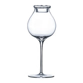 Copo de degustação de cristal de vidro de uísque CRISON TT6201 245ml com tampa para experiência de sabor aprimorado