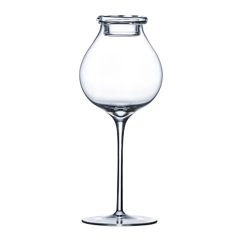 Copo de degustação de cristal de vidro de uísque CRISON TT6201 245ml com tampa para experiência de sabor aprimorado