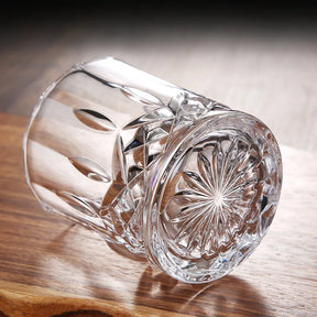 6 pces/4 pces/2 pces/1 pces copo de uísque vidro de cristal 230ml copo de vinho transparente drinkware para bar/casa copos de espírito copo de água em relevo