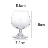 Conjunto De Vidro De Vinho Tinto Transparente, Copo De Uva, Copos De Vodka De Champanhe, Caneca De Conhaque, Brandy Cálice, Transparente Drinkware Presente, 2pcs