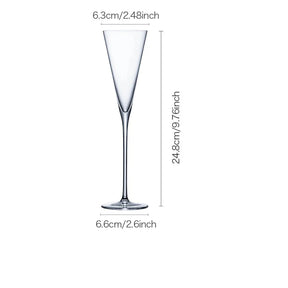 CRISON CP8203 Vidro Martini em forma de V Vidro de cristal Estilo japonês Copo de coquetel Copo de champanhe para utensílios de bar domésticos
