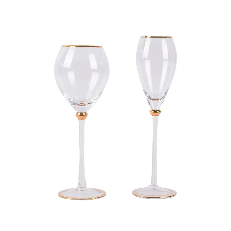 1-6 pçs copo de vidro de cocktail cristal criativo champanhe copos de vinho tinto copos phnom cálice presentes para festa de casamento decoração de casa