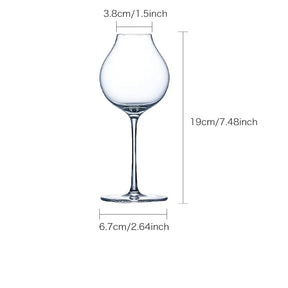 Copo de degustação de cristal de vidro de uísque CRISON TT6201 245ml com tampa para experiência de sabor aprimorado