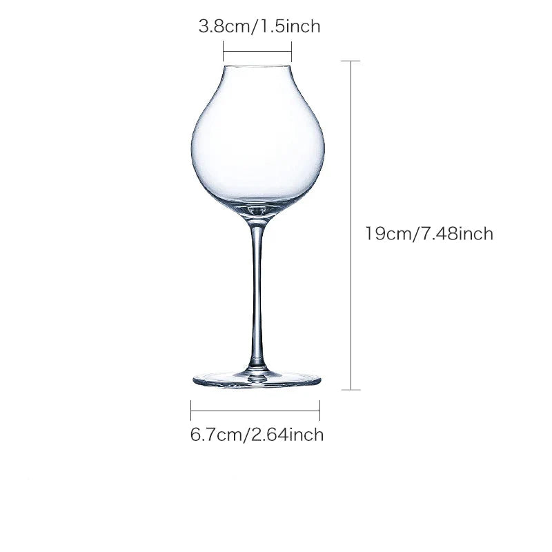 Copo de degustação de cristal de vidro de uísque CRISON TT6201 245ml com tampa para experiência de sabor aprimorado