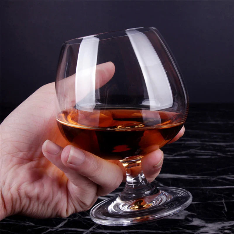 Conjunto De Vidro De Vinho Tinto Transparente, Copo De Uva, Copos De Vodka De Champanhe, Caneca De Conhaque, Brandy Cálice, Transparente Drinkware Presente, 2pcs