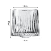 Copo de uísque estrangeiro vidro de vinho luz de cristal luxo high-end sofisticado ligeiramente dicas girando mistura vidro acampamento
