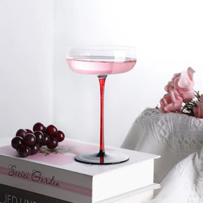 Arte artesanal japonesa design vidro de vinho arte caixa de presente de madeira copo de uísque mt. Copo de snifter de brandy irregular da montanha Fuji