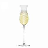 CRISON CP8206 Vidro de cristal feito à mão em forma de flauta de vidro champanhe barista suprimentos vidro coquetel festa de casamento vidro