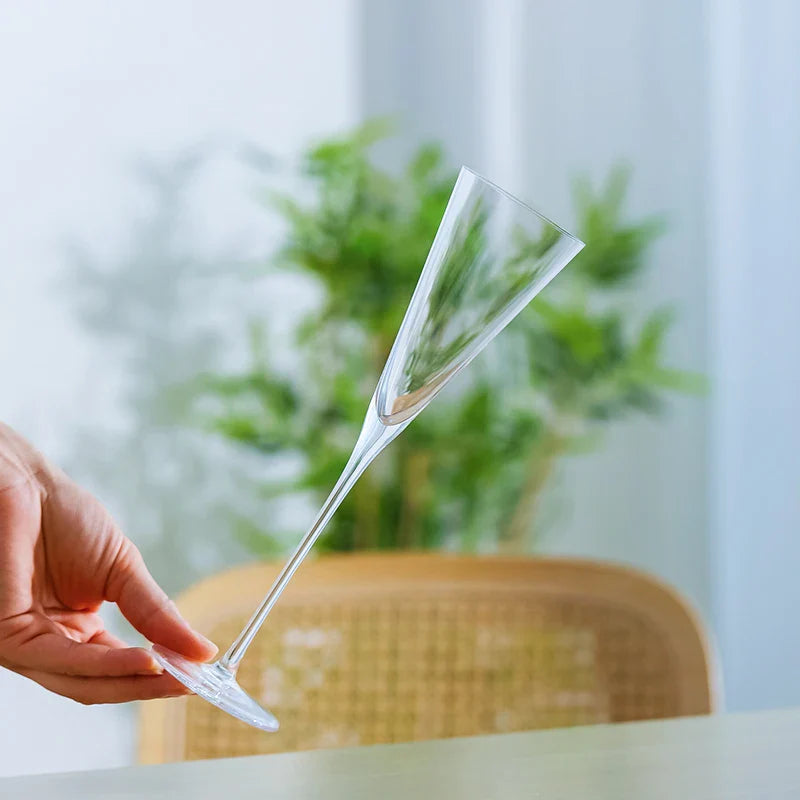 CRISON CP8203 Vidro Martini em forma de V Vidro de cristal Estilo japonês Copo de coquetel Copo de champanhe para utensílios de bar domésticos