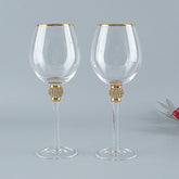 Copo De Vidro De Vinho De Cristal Criativo, Copos De Vinho Tinto Champagne, Cálice Phnom, Presentes para Festa De Casamento, Dia Dos Namorados, Decoração de Casa, 2 pcs