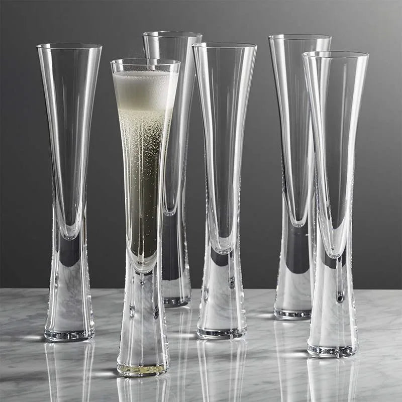Conjunto de vidro champanhe cristal para mulheres, Copo de vinho doce, Vinho banquete, Bebida feminina, Bar Juice Cup
