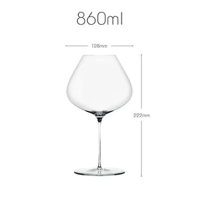 França Sydonios Estilo Luxo Copo Borgonha Cristal Feito à Mão Copo de Vinho Extremamente Fino Aroma Ampliar Cálice