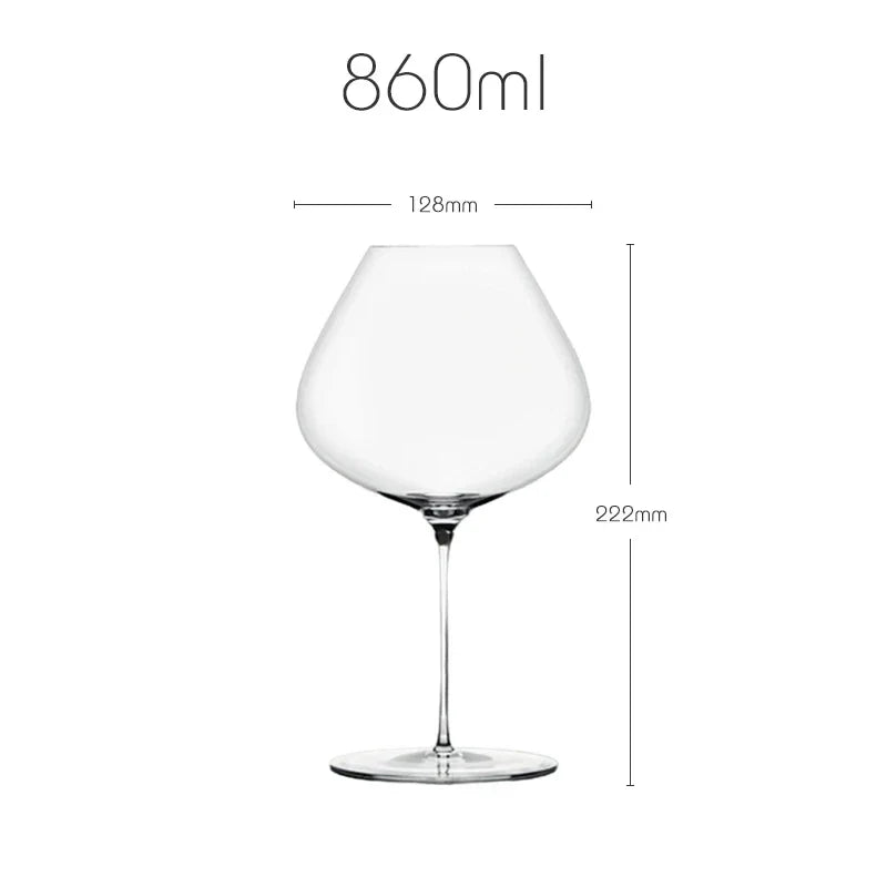 França Sydonios Estilo Luxo Copo Borgonha Cristal Feito à Mão Copo de Vinho Extremamente Fino Aroma Ampliar Cálice