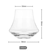 Copo de uísque de cristal sem chumbo, copos de vinho com cheiro, copos de coquetel de teste, bar e restaurante, boutique, 300ml