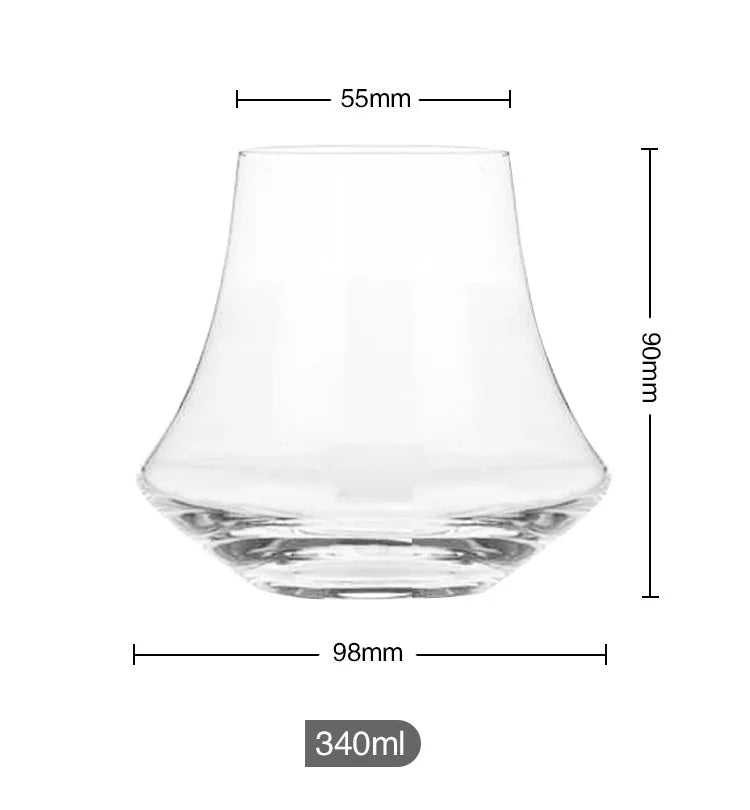 Copo de uísque de cristal sem chumbo, copos de vinho com cheiro, copos de coquetel de teste, bar e restaurante, boutique, 300ml