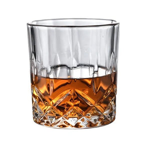6 pces/4 pces/2 pces/1 pces copo de uísque vidro de cristal 230ml copo de vinho transparente drinkware para bar/casa copos de espírito copo de água em relevo