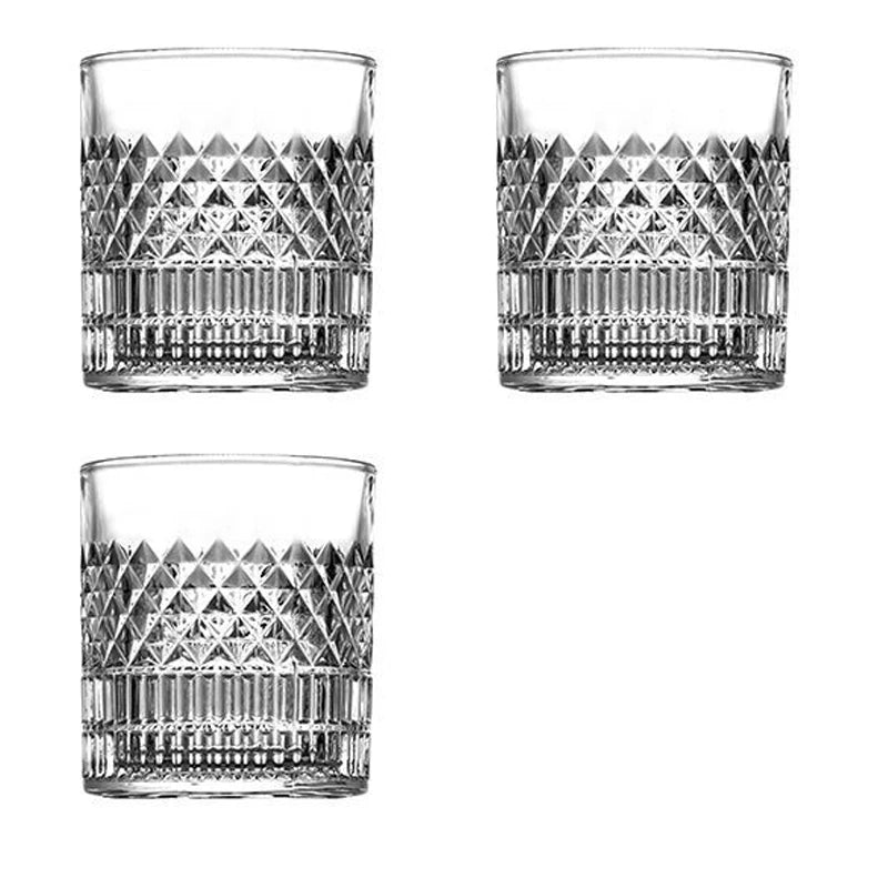 1/2/3/4 pçs copos 335ml copo de uísque transparente para festa/casa/bar copo de vinho de vidro de cristal europeu atacado copos caneca copo de cerveja