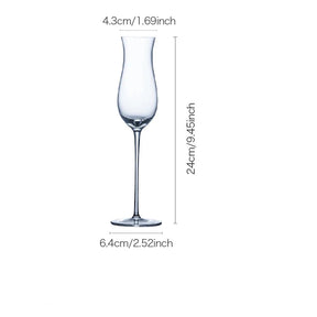 CRISON CP8206 Vidro de cristal feito à mão em forma de flauta de vidro champanhe barista suprimentos vidro coquetel festa de casamento vidro