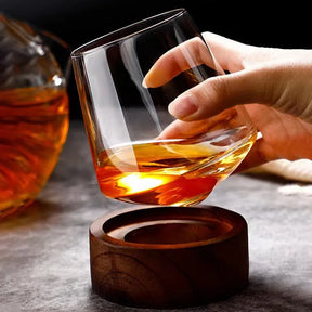 530ml criativo copo de uísque vidro giratório personalizado vinho estrangeiro brandy copos luxuoso espíritos gelados caneca drinkware