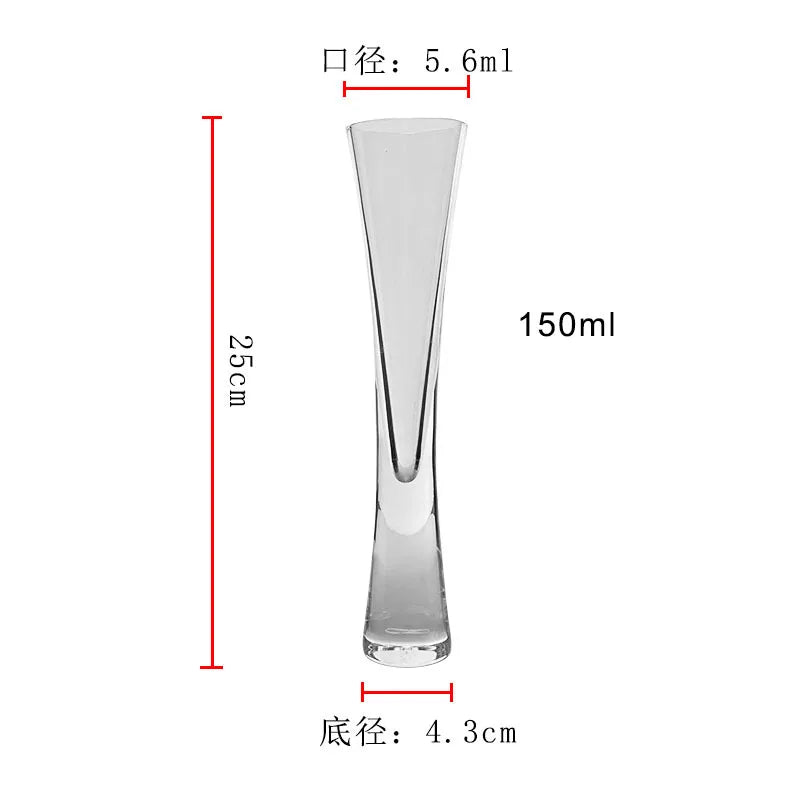 Conjunto de vidro champanhe cristal para mulheres, Copo de vinho doce, Vinho banquete, Bebida feminina, Bar Juice Cup