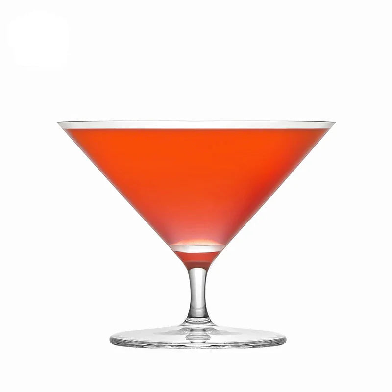 CRISON DWF05 Copo de coquetel de cristal de pés curtos estilo japonês Martini Cosmopolitan Daiquiri Glass para bebidas mistas