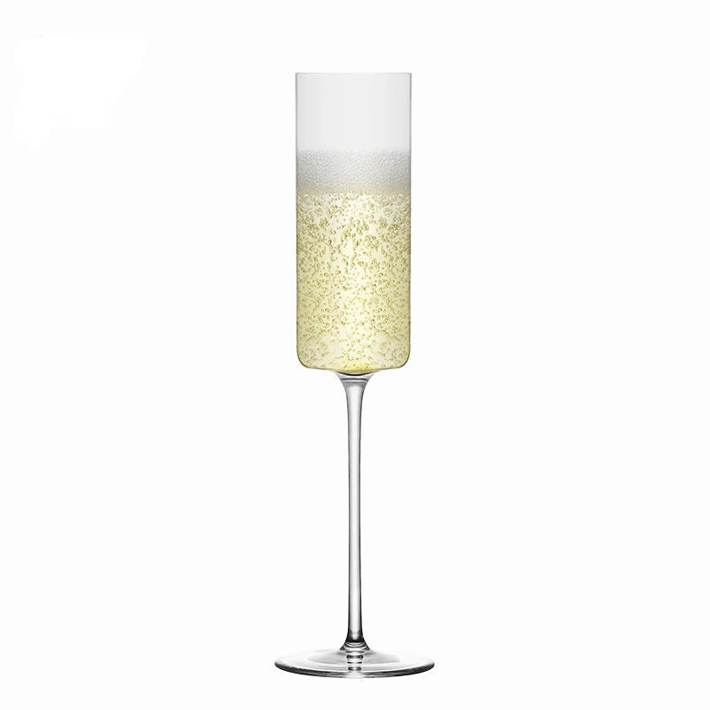 CRISON CP8202 Copo de cristal em forma de flauta Champanhe Copo de vinho Bar Bartender Cocktail Vidro Fontes para festa de casamento Vidro doméstico