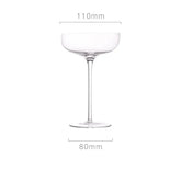 Arte artesanal japonesa design vidro de vinho arte caixa de presente de madeira copo de uísque mt. Copo de snifter de brandy irregular da montanha Fuji