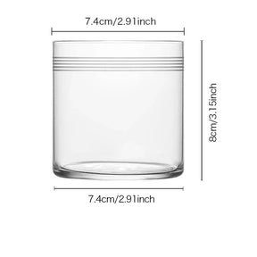 CRISON WK5201 Copo de uísque fino, vidro japonês de cristal para bar, coquetel para bebidas antigas, utensílios de bartender