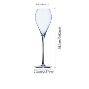 crison CP8207 Copo de champanhe de vidro de cristal feito à mão para bar bartender coquetel suprimentos para festa de casamento copo de vidro