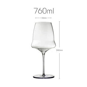Copo de vinho de cristal de qualidade superior de luxo estilo Josephinen 0,5 mm Copo de champanhe impecável feito à mão extremamente fino