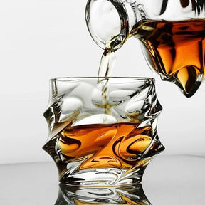 Copo de vidro em forma de gelo retrô, estilos diferentes, vidro de uísque, vinho tinto, barra criativa, cristal esculpido, vidro de vinho, copos para beber