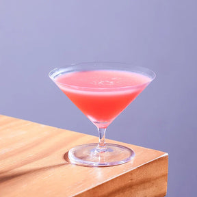 CRISON DWF05 Copo de coquetel de cristal de pés curtos estilo japonês Martini Cosmopolitan Daiquiri Glass para bebidas mistas