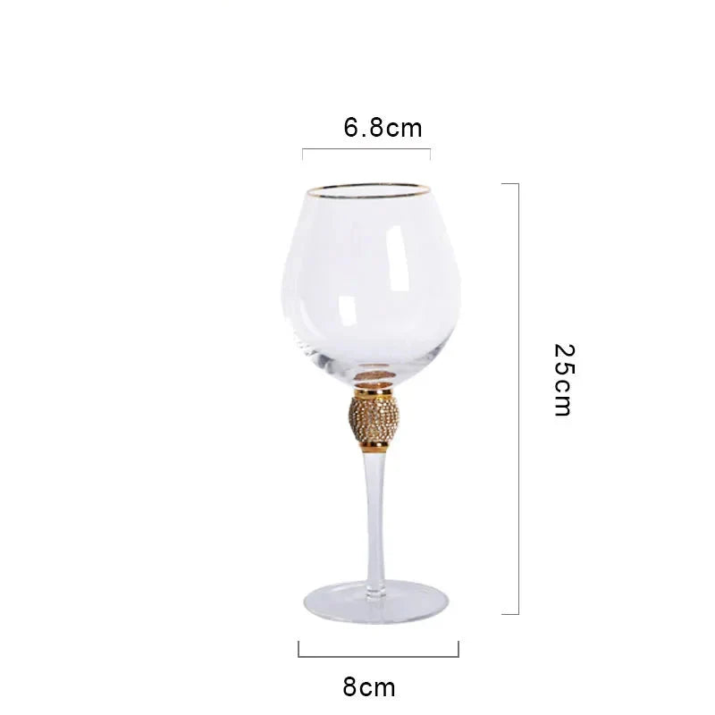 Copo De Vidro De Vinho De Cristal Criativo, Copos De Vinho Tinto Champagne, Cálice Phnom, Presentes para Festa De Casamento, Dia Dos Namorados, Decoração de Casa, 2 pcs