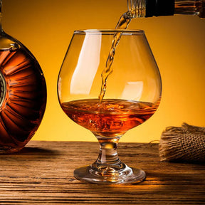 Copo de vinho de pés curtos de brandy pequeno, copo de vinho tinto, copo de cerveja, uso doméstico