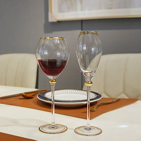 1-6 pçs copo de vidro de cocktail cristal criativo champanhe copos de vinho tinto copos phnom cálice presentes para festa de casamento decoração de casa