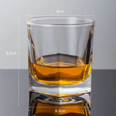 Copos de vinho transparente, fundo pentagonal, copos de café, garrafa de água, copos domésticos, 270ml 300ml 370ml, 3pcs, 1pc