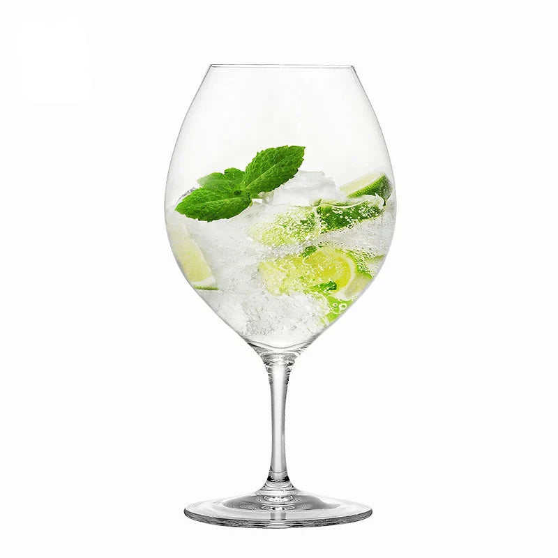 Crison WG9301 Copo de vinho de pés curtos e finos de vidro de cristal estilo japonês Copo de coquetel vermelho e branco