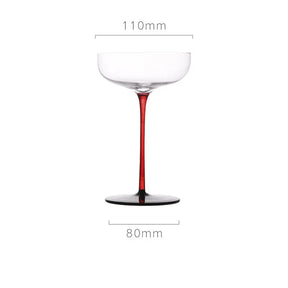 Arte artesanal japonesa design vidro de vinho arte caixa de presente de madeira copo de uísque mt. Copo de snifter de brandy irregular da montanha Fuji